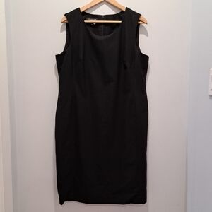 Jones New York Black Sleeveless Classic Corporate Little Black Dress Womens 16